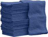 Shop Towels 50 Pack Cotton Rags Size 14"X14" Commercial Grade (50 Pack, Blue)